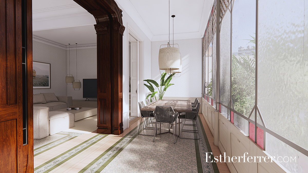 reforma de piso modernista con estilo minimalista oriental